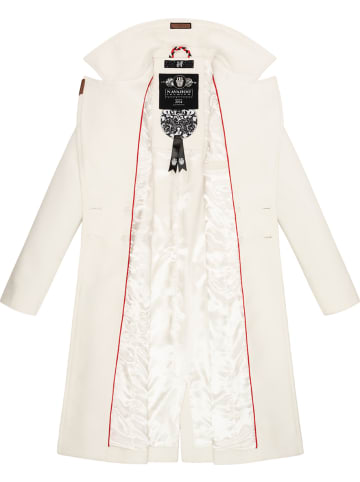 Navahoo Wintermantel Wooly in Offwhite