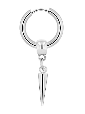 Adeliás Unisex Ohrringe aus Edelstahl in silber