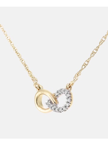 Diamant L'éternel Halskette aus 375 Gelbgold mit Diamant