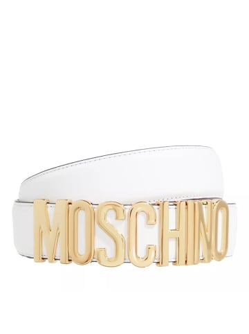 Moschino Belt White in white