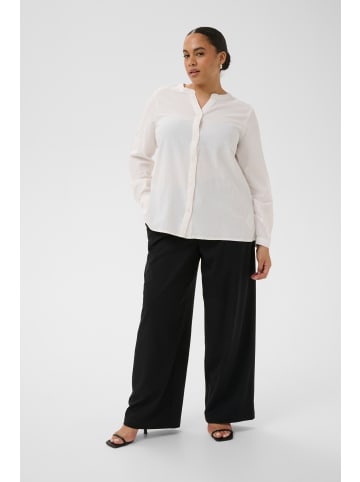 KAFFE curve Langarm - Hemd KCnana Regular fit in Chalk