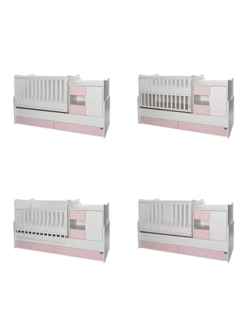 Lorelli Baby- und Kinderbett Mini Max in rosa