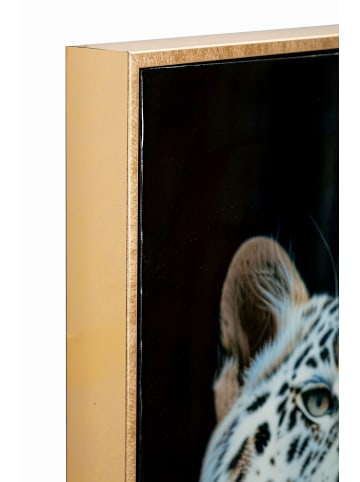 Mauro Ferretti Gemälde auf lackierter Leinwand mit Rahmen, 52 x 4 x 102 cm