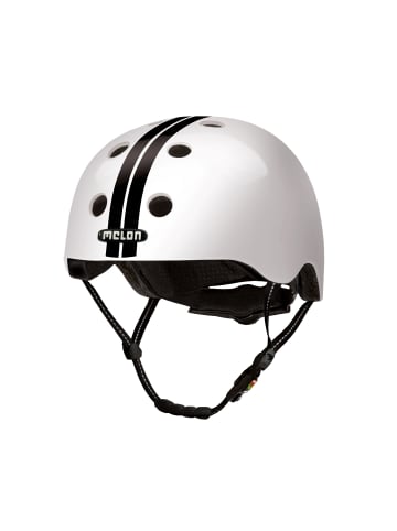 Melon® Helm Straight Black White in weiß