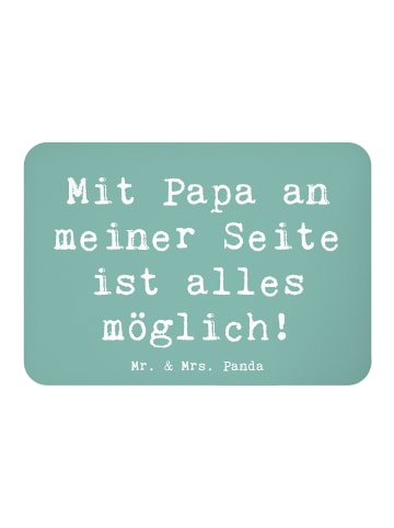 Mr. & Mrs. Panda Magnet Spruch Papa Möglichmacher mit Spruch in Meeresbrise