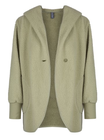 Linga Dore - Fluffy Weste in Sage green