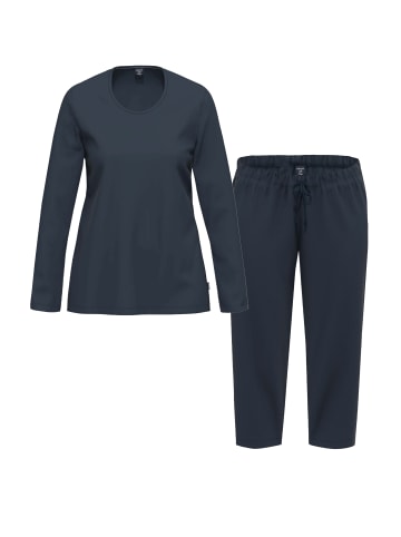 Ammann Schlafanzug Cotton in Nightblue