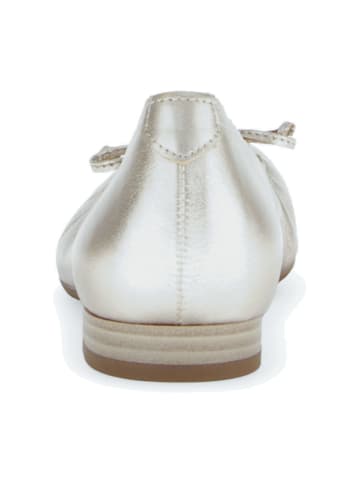 Gabor Ballerinas in Gold