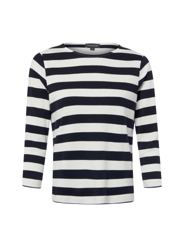 Franco Callegari Shirt in marine weiß
