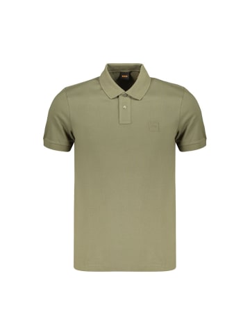 Hugo Boss Grün Herren Poloshirt Hemd aus Baumwolle
