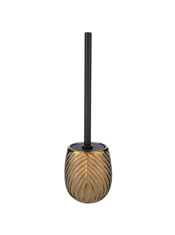 Wenko WC-Bürste aus Keramik IRDO in Golden, Ø 10 x (H) 39 cm