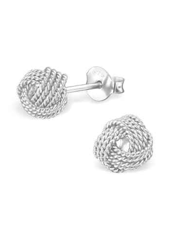 Bungsa Ohrstecker in Silber