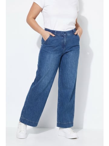 Ulla Popken Jeans in mid blue denim