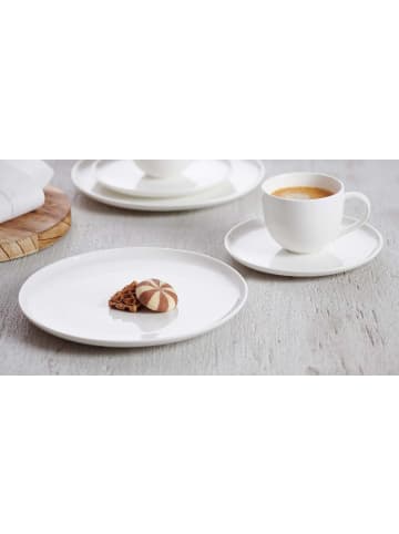 Ritzenhoff & Breker 6er Set Espressotassen mit Untertassen Skagen 90 ml in weiß