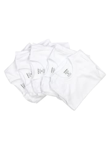 TupTam Jungen Baby Body Kurzarm 5er Pack in weiß