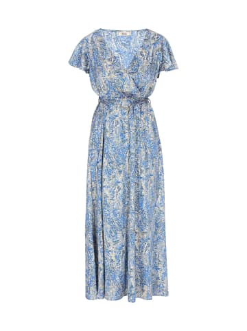 aleida Women Dress in Blue Multicolor