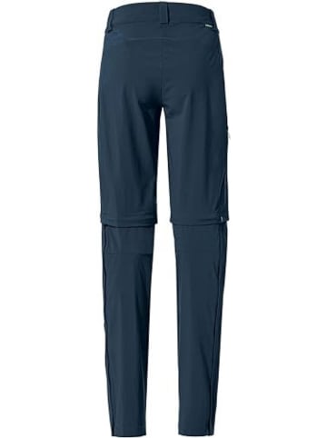 Vaude Zip-Off Funktions-Wanderhose Wo Farley Stretch ZO T-Zip P in Blau