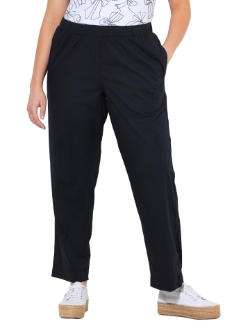Ulla Popken Chinohose in schwarz