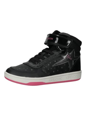 Geox Sneaker in Schwarz/Pink