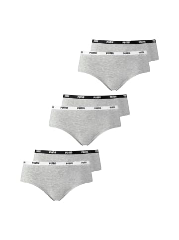 Puma 6er Pack Hipster in Grau