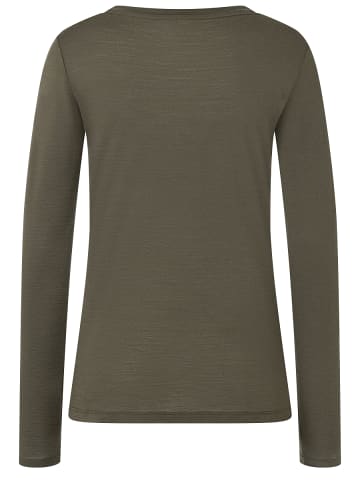 super.natural Merino Longsleeve W SKIATRICE LS in grün