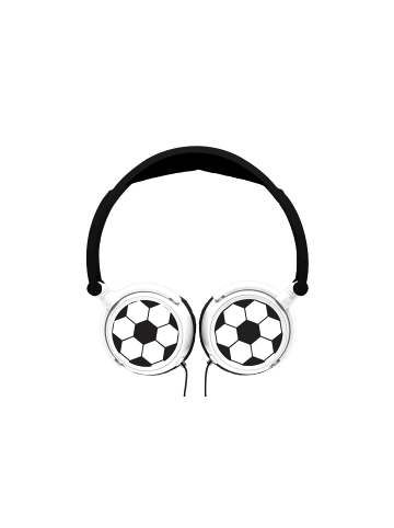 Lexibook Fußball Stereo-Kabelkopfhörer faltbar