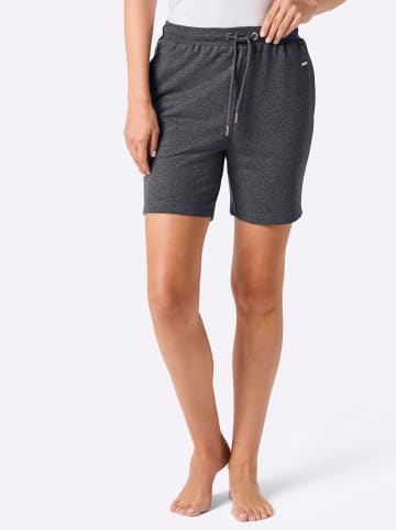 WITT WEIDEN Hose kurz in anthrazit-meliert-weiß