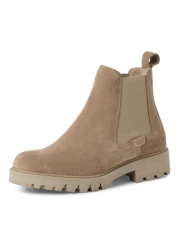 Tamaris Reißverschlussstiefelette in beige