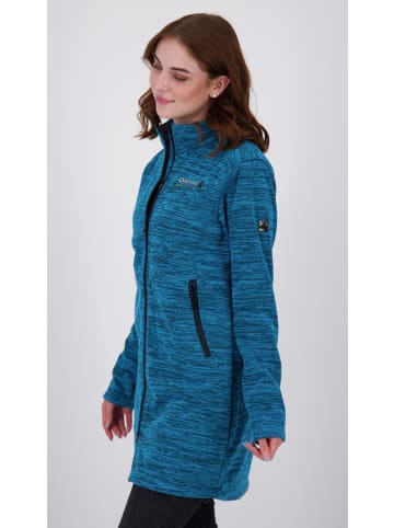 DEPROC Active Strickfleecejacke ELMSDALE LONG  in Blau