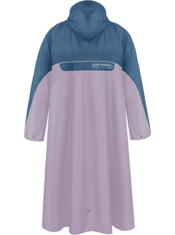 Normani Outdoor Sports Regenponcho Tutunendo in Dunkelblau/Violett