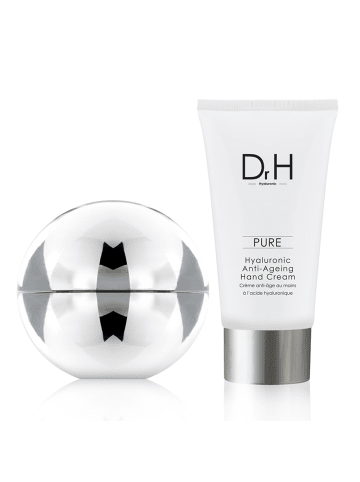 Skinchemists Dr H –2tlg. Set: Hyaluronsäure-Handcreme, Körpercreme 50ml+100ml