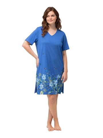 Ulla Popken Nachthemd in blau