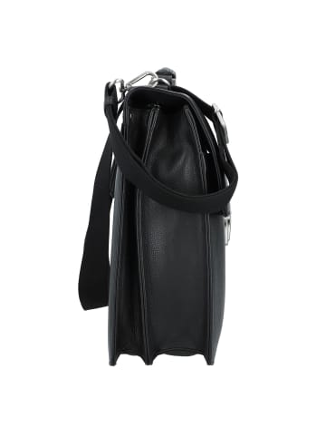 Leonhard Heyden Berlin Aktentasche Leder 40 cm Laptopfach schwarz