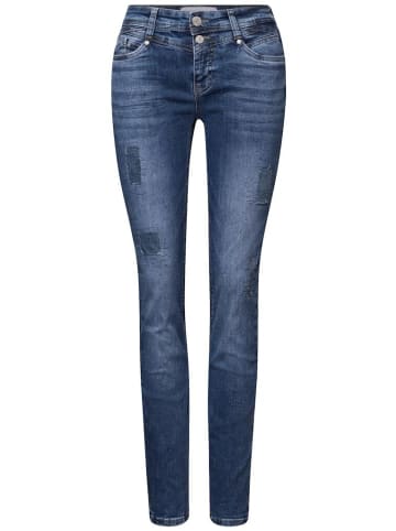 Street One Jeans in mid blue random washed