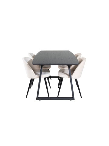 ebuy24 Essgruppe Inca 9 (5-teilig) Beige 85 x 160 cm