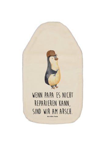 Mr. & Mrs. Panda Bettflasche Wenn Papa es nicht reparieren kann,... in Weiß