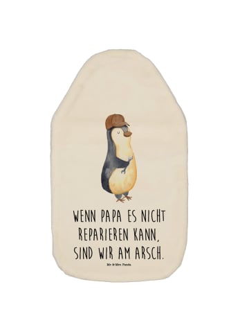 Mr. & Mrs. Panda Wärmflasche Wenn Papa es nicht reparieren kann,... in Weiß