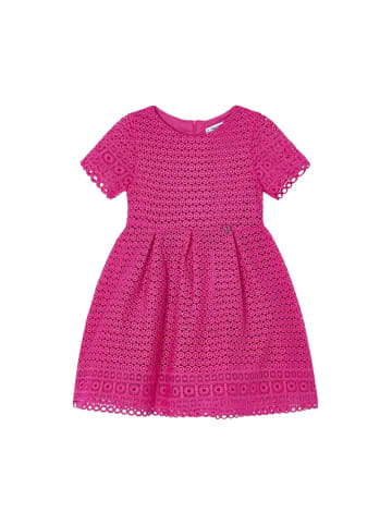 Mayoral Sommer-Festkleid Guipure-Spitze in fuchsia