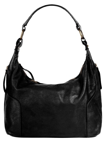 Samantha Look Shopper echt Leder in schwarz