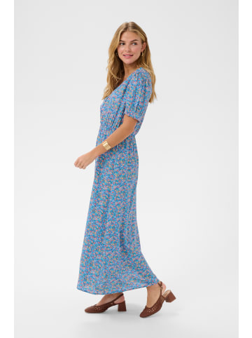 Cream Kleid CRTiah Feminine in Blue Small Flowers