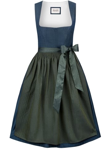 Stockerpoint Midi Dirndl  "Olivia" in blau