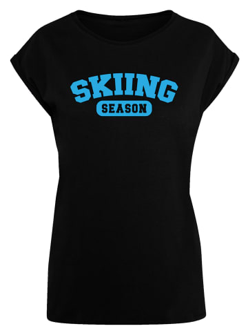 F4NT4STIC T-Shirt Skiing Season Winter Sport in schwarz
