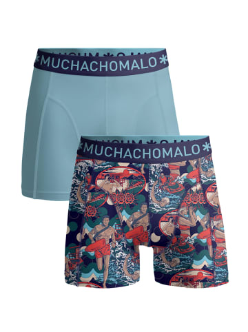 Muchachomalo 2er-Set: Boxershorts in Multicolor/Blue