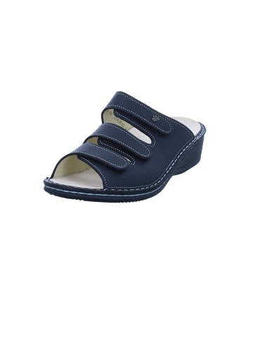 Finn Comfort Pantoletten PISA in Schwarz/weiß