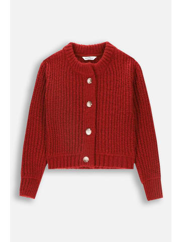 Coccodrillo Pullover mit Reißverschluss in dunkelrot