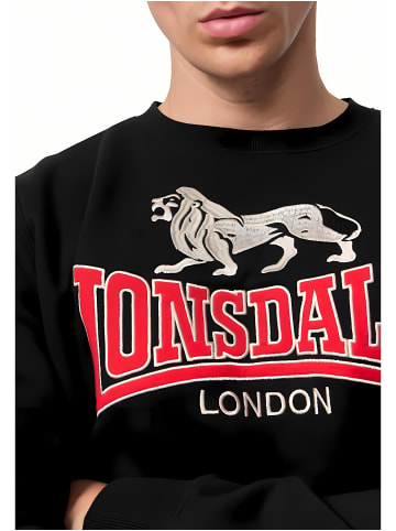 Lonsdale Pullover "Lawins" in Schwarz