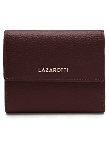 Lazarotti Bologna Leather Geldbörse Leder 12 cm in burgundy