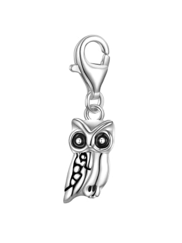 Rafaela Donata Charm Eule aus Sterling Silber in silber