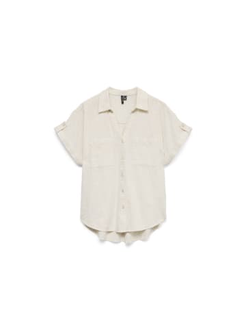 Vero Moda Halbarmbluse in Silver Lining