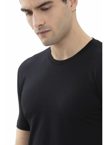 Mey Rundhals T-Shirt für Herren in schwarz